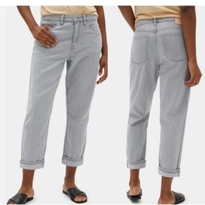 Everlane Summer Jean in pale gray, Size 26